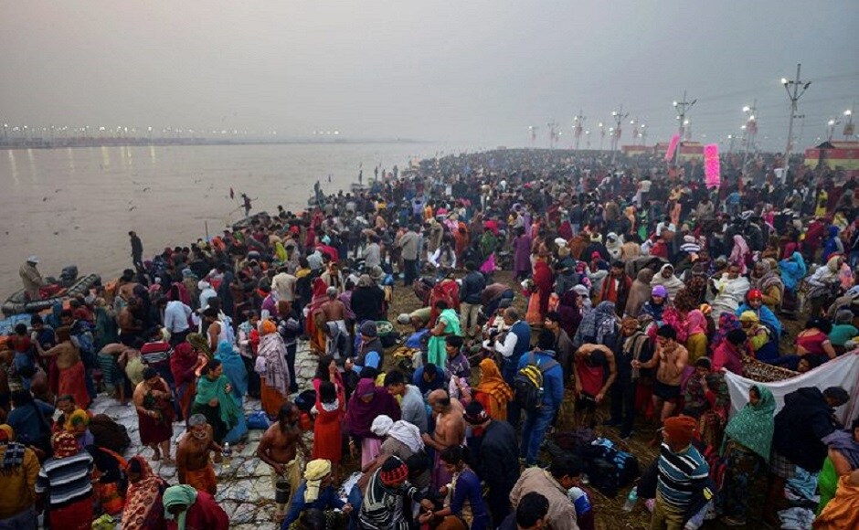 Authorities have set up temporary bridges, 600 mass kitchens and more than 100,000 portable toilets in a pop-up city at the confluence of the rivers, which is known as the sangam. PTI